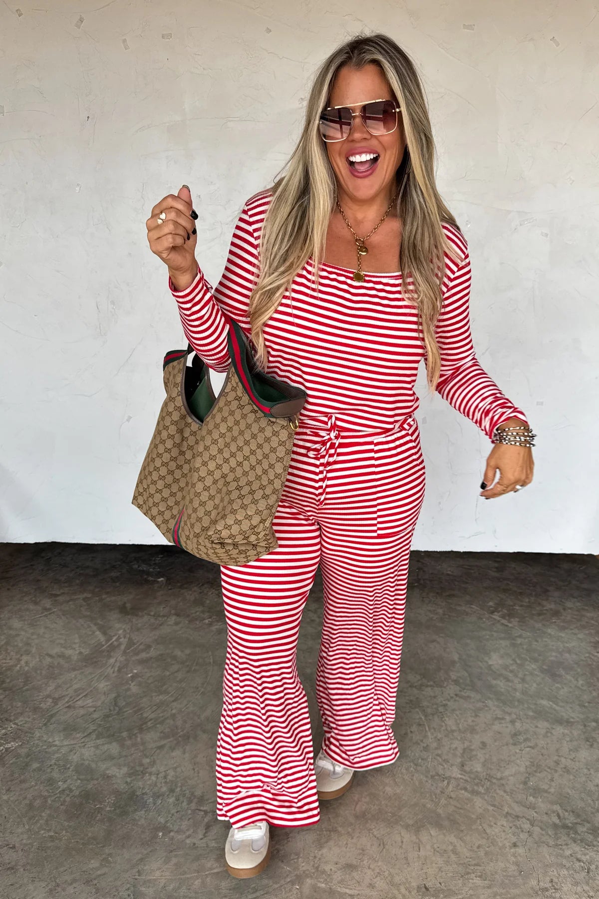 BLAKELEY | Stripe Lounge Set