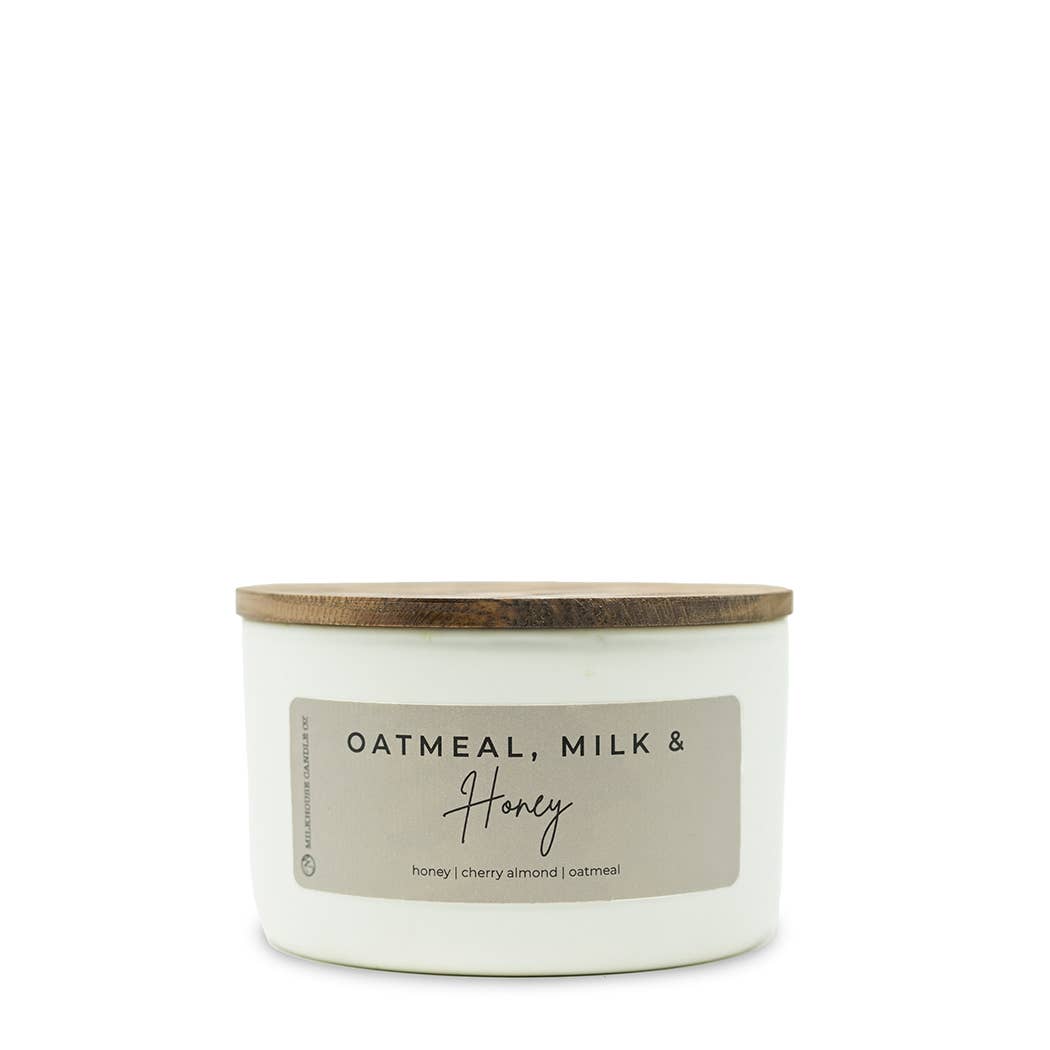 Oatmeal, Milk & Honey | 10 oz Statement Candle