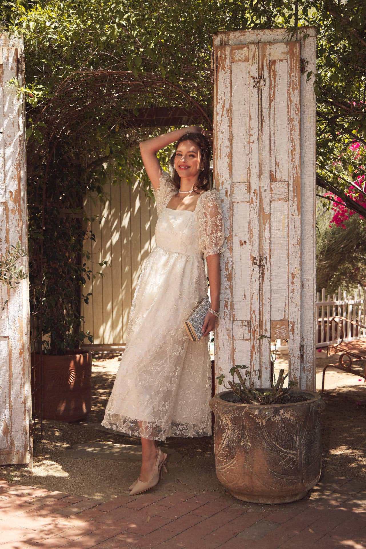 In February | Golden Grace Maxi Dress