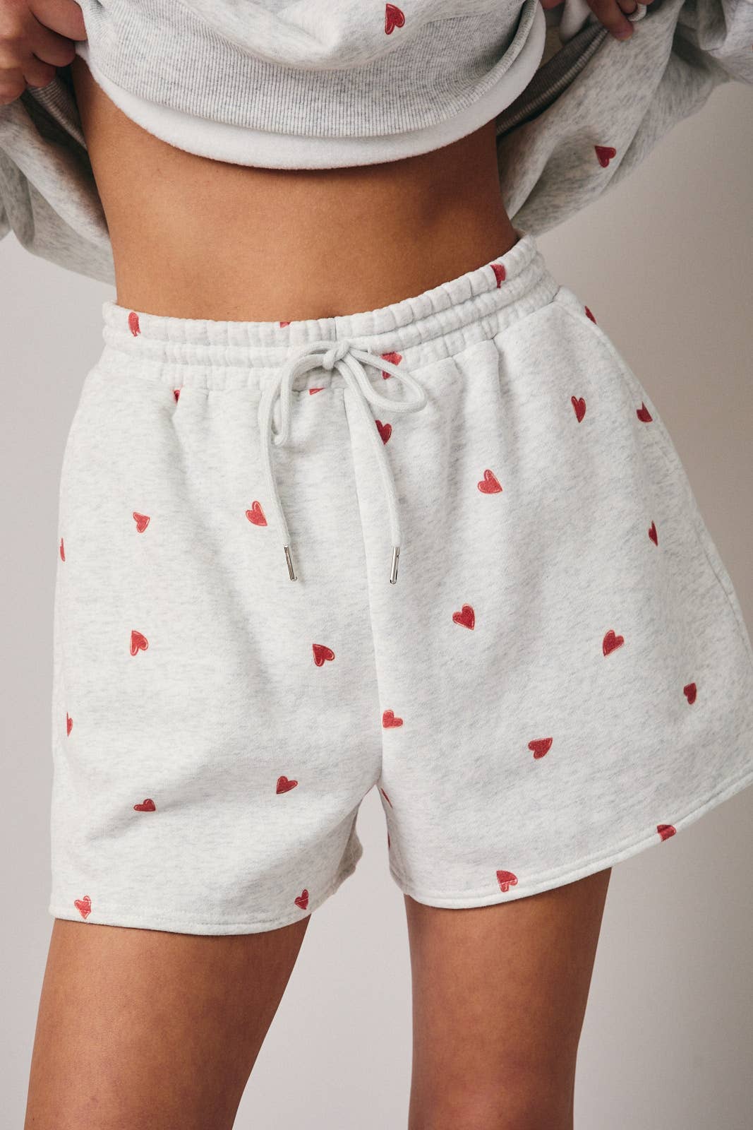 Le Lis | Heart Print Shorts