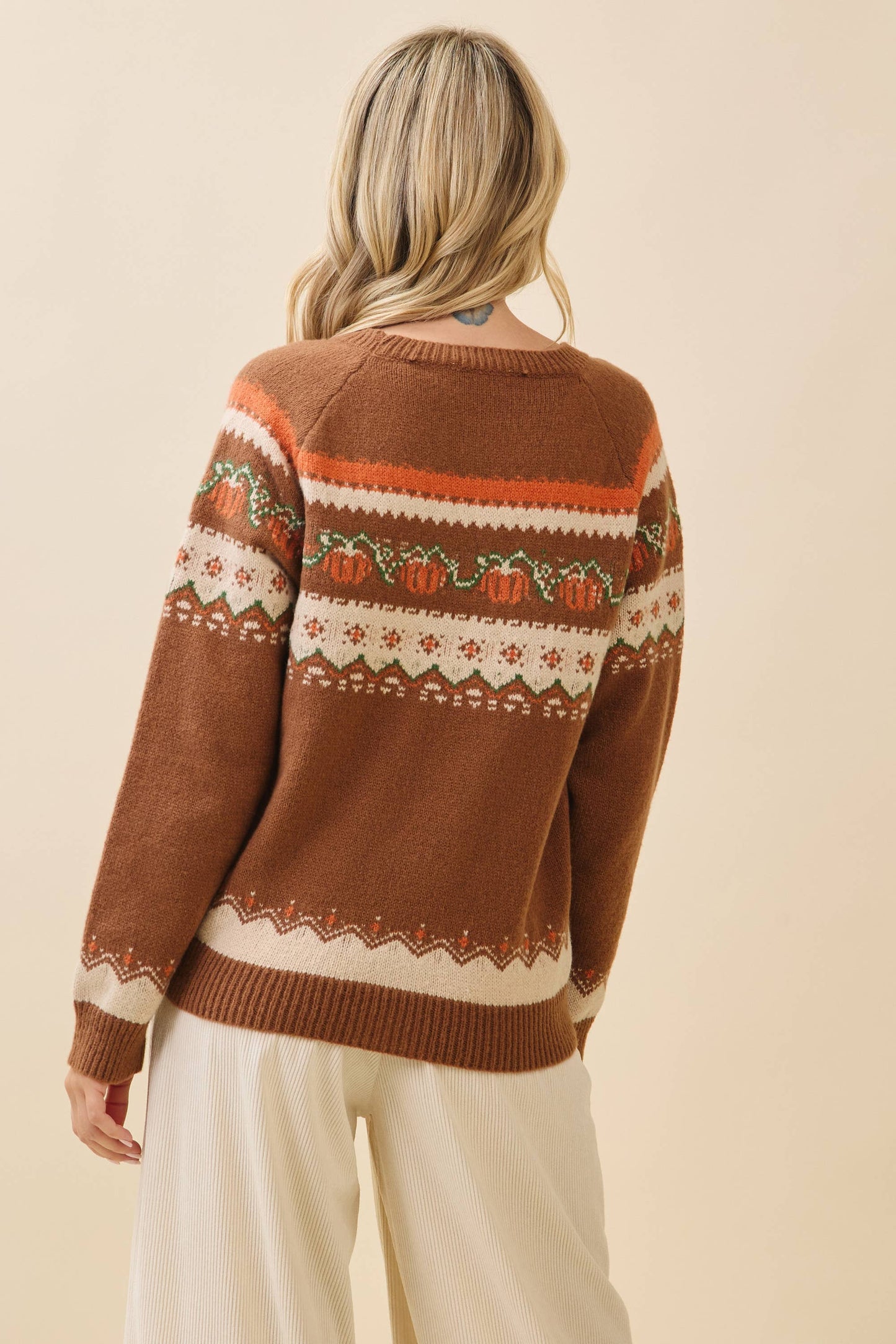 LOVELO | Autumn Pumpkin Knit Sweater