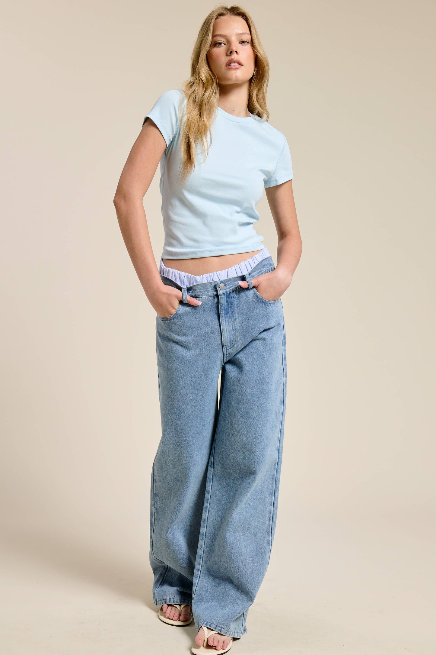 Mimosa | Fitted Crewneck Baby Tee