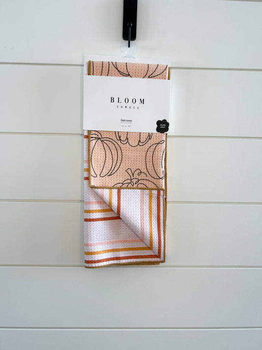 Bloom Towels | Fall Harvest Waffle Knit Kitchen Towel