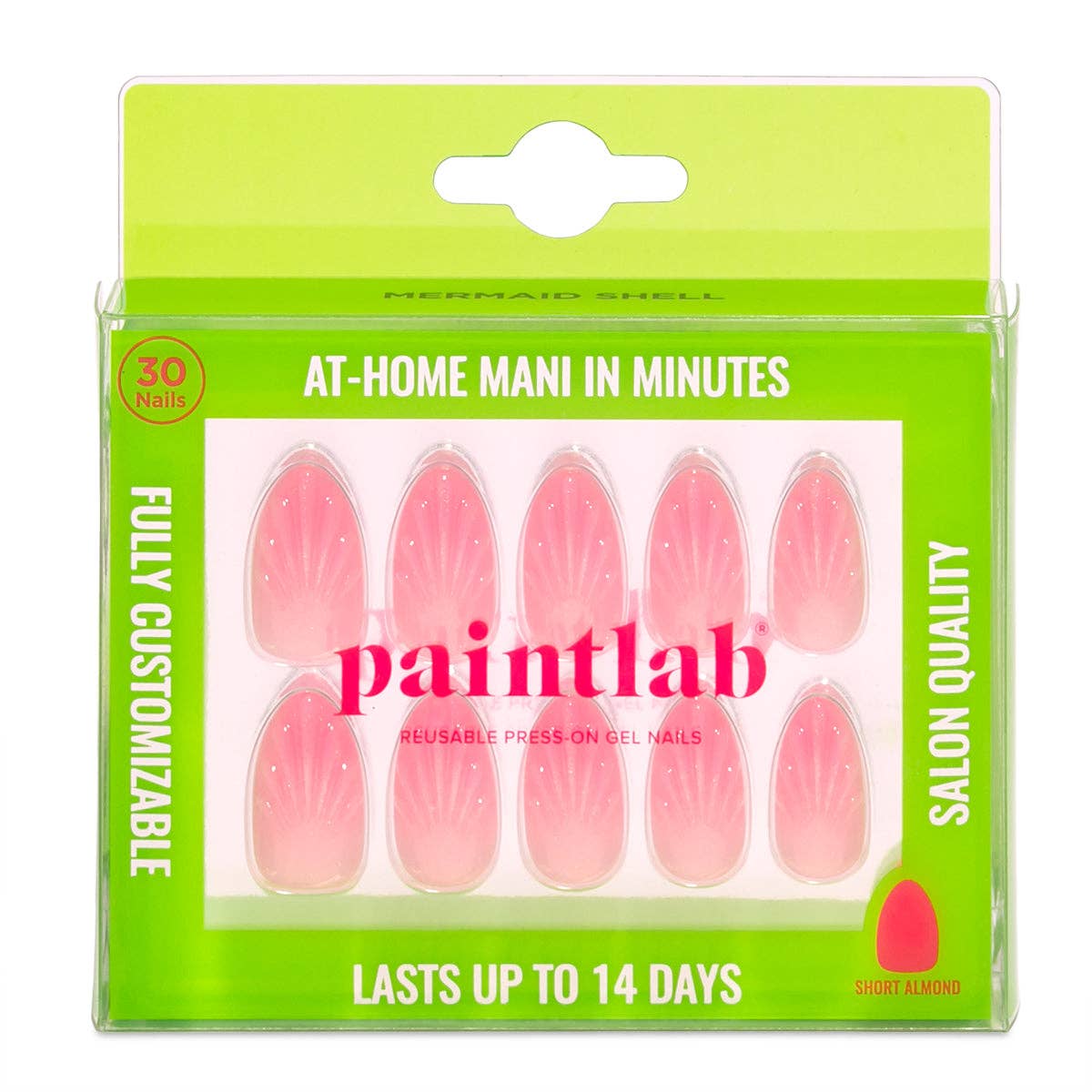 Mermaid Shell Press-On Nails