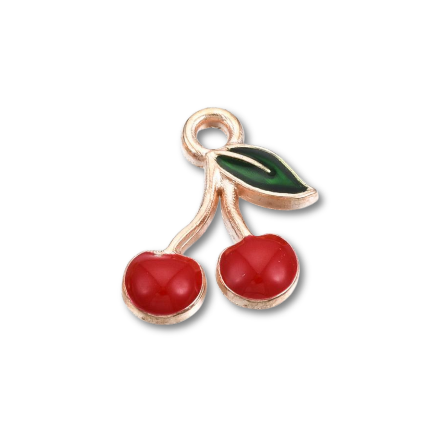 Cherry Gold Charm
