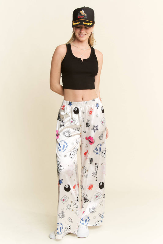 PLUS PARTY COLLAGE PANTS