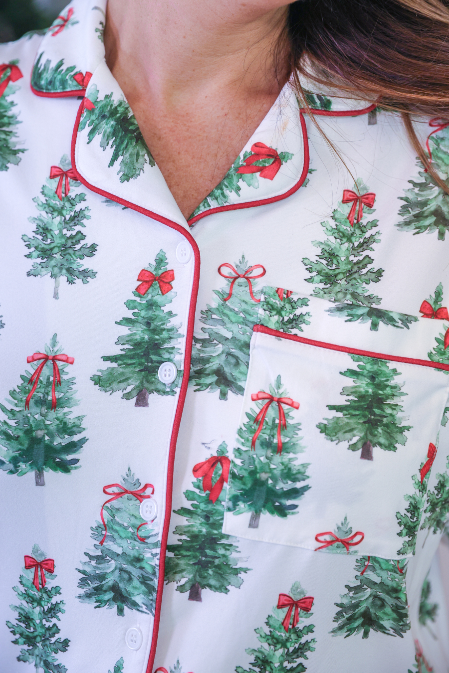 Under the Tree Ruffle Pajama Set