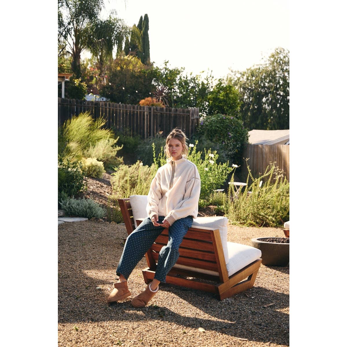 Cozy Gingham Sherpa