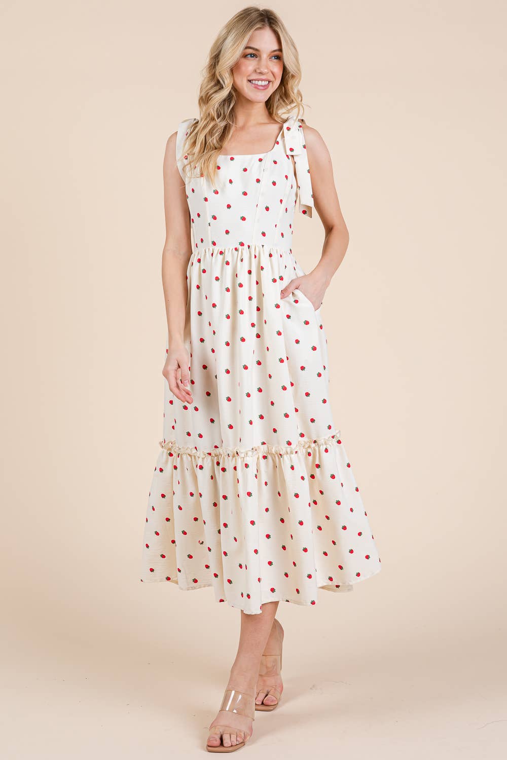 Strawberry Fields Midi Sundress