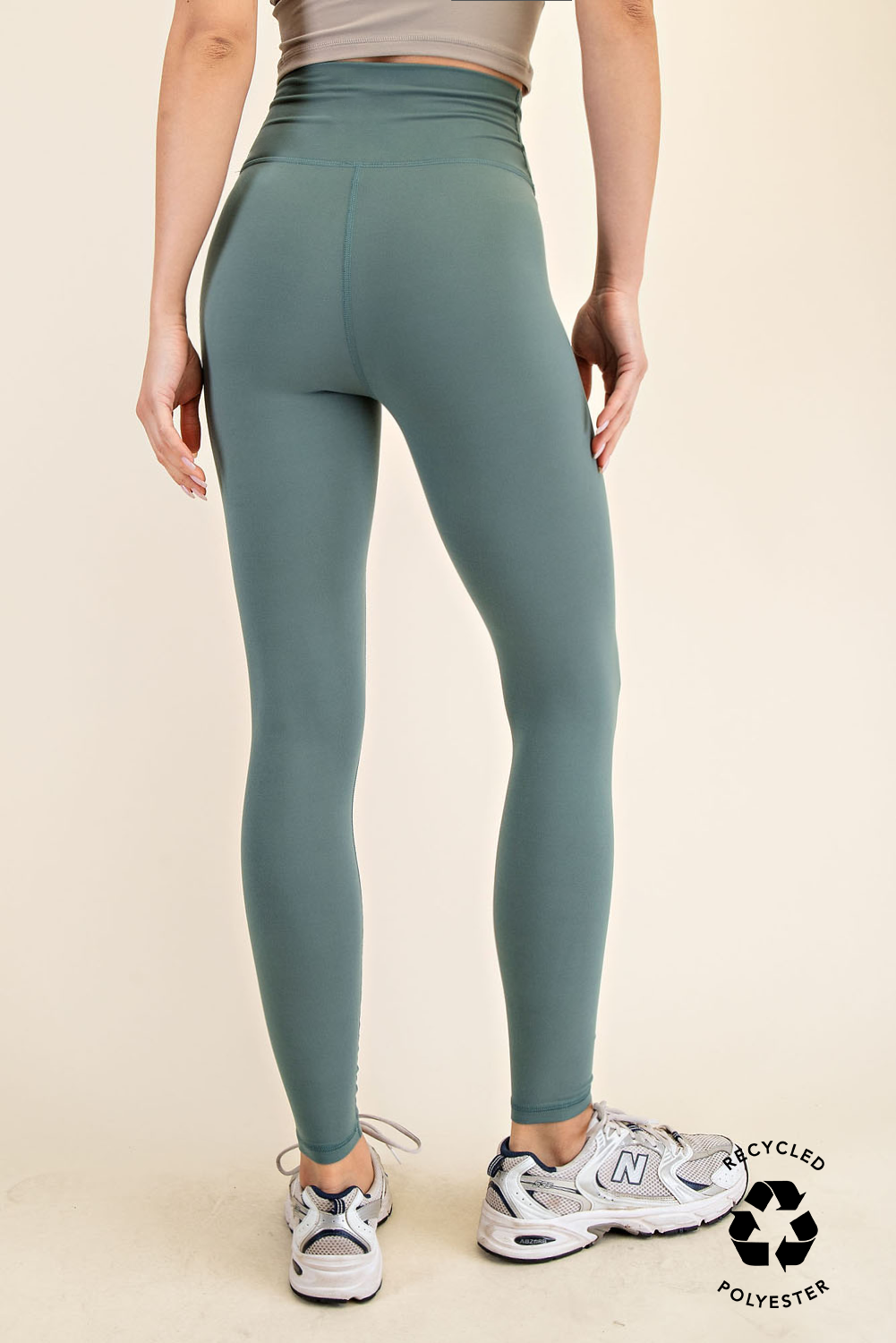 PLUS SIZE V WAIST FULL LENGTH LEGGINGS