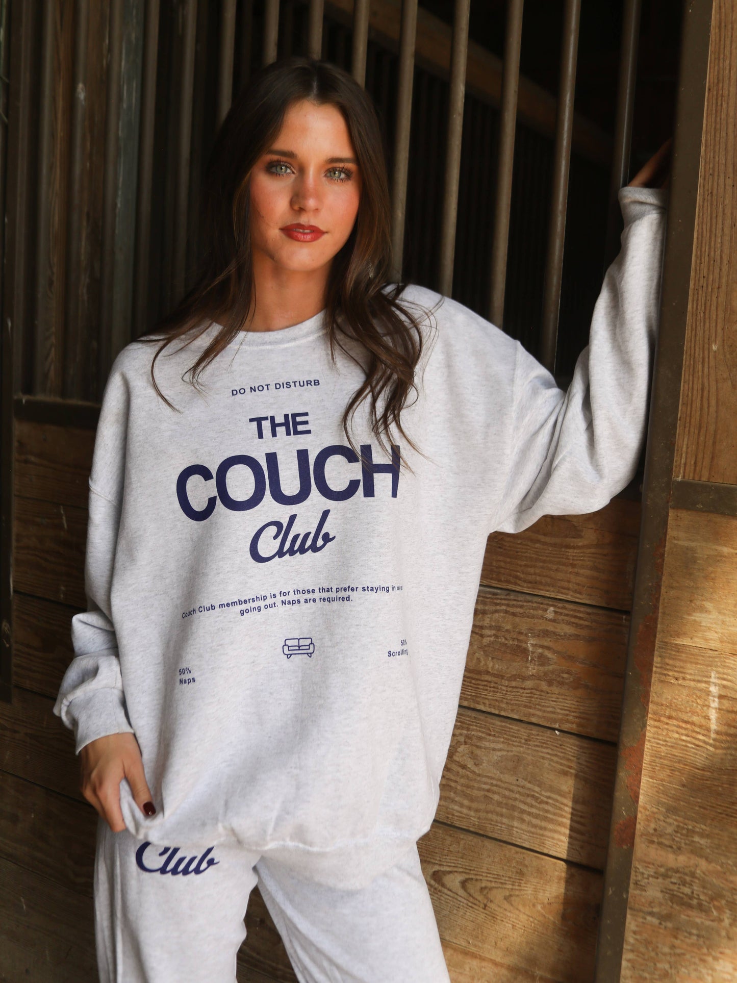 COUCH CLUB SWEATSHIRT - ASH