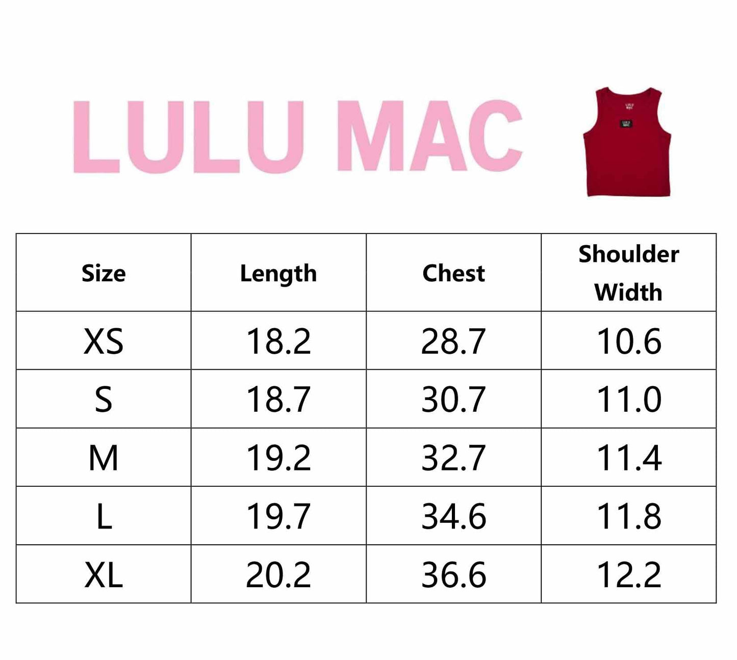 LULU MAC | Ribbed Tank