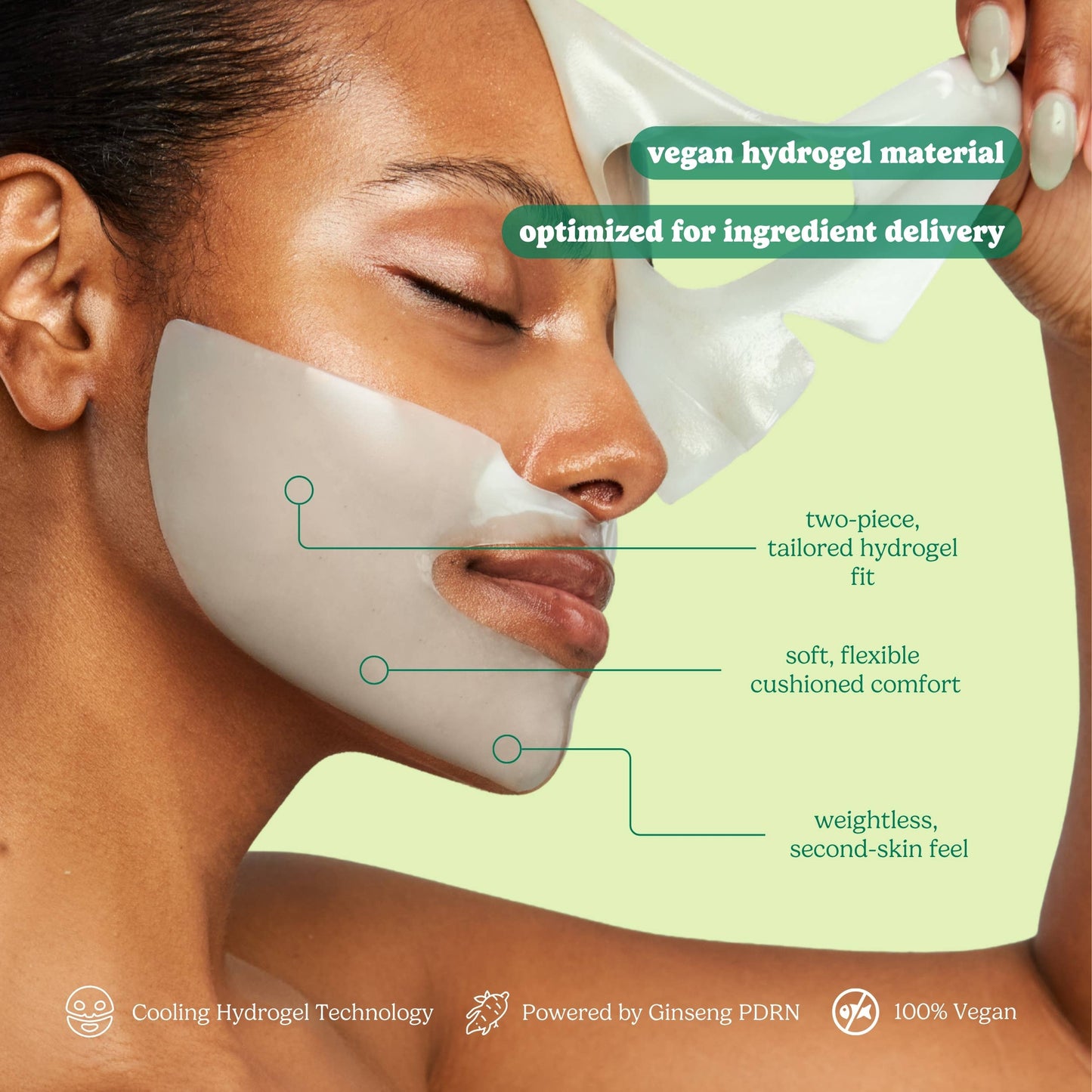 Dose of Moisture Hydrating Hydrogel PDRN Face Mask