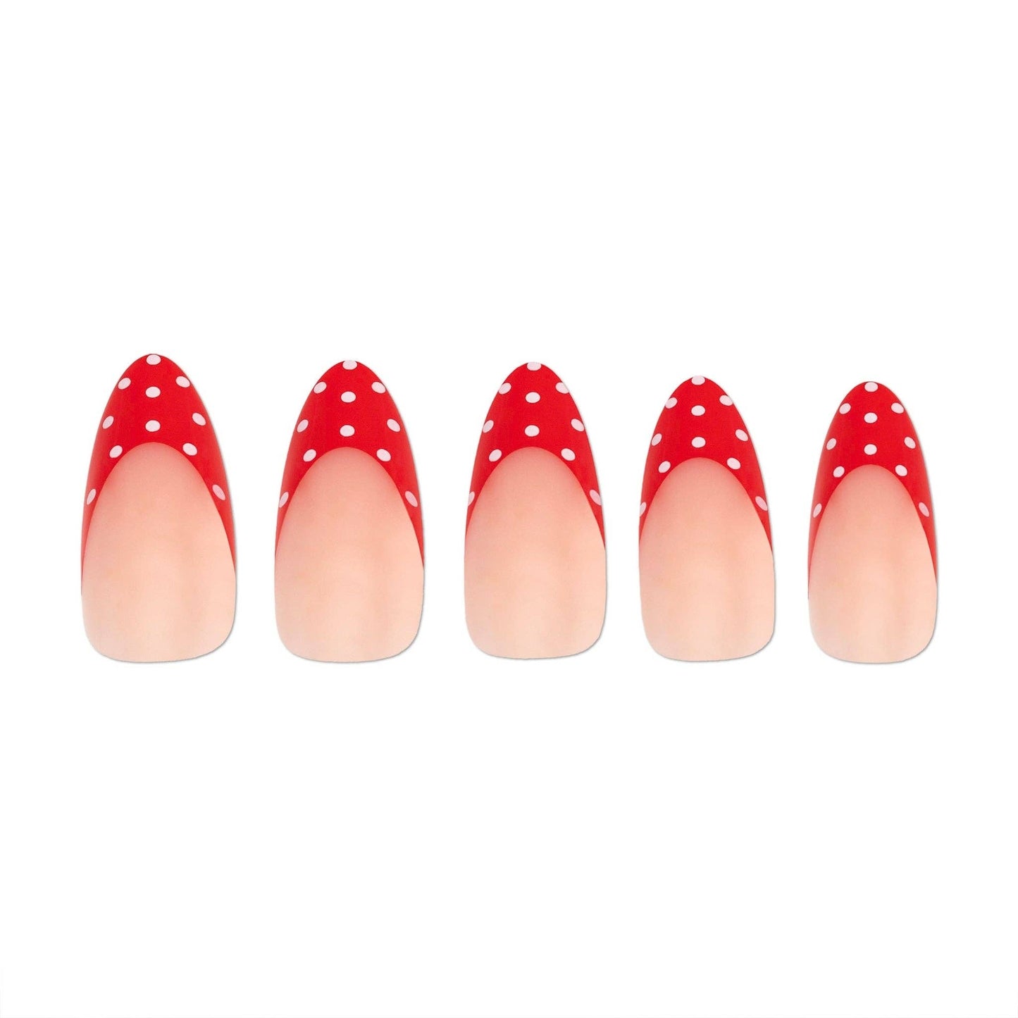 Red Polka Dot Press-on Nails