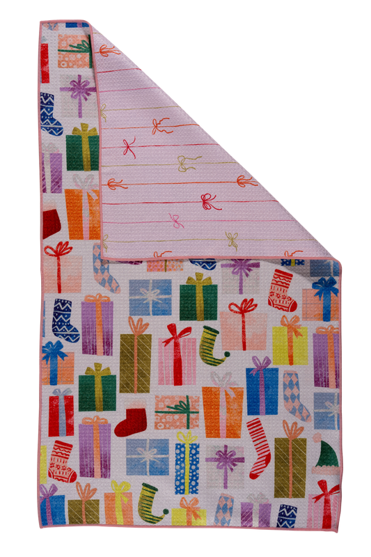 Bloom Towels | Brightly Wrapped Waffle Knit Kitchen Towel