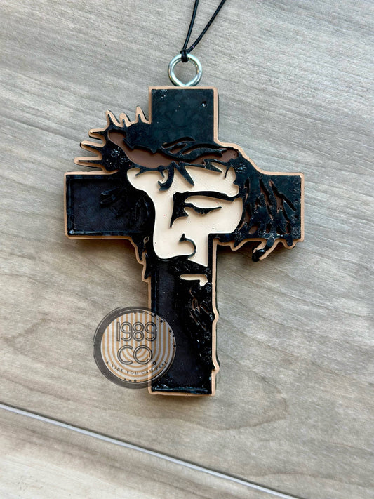 Jesus Cross Car Freshie