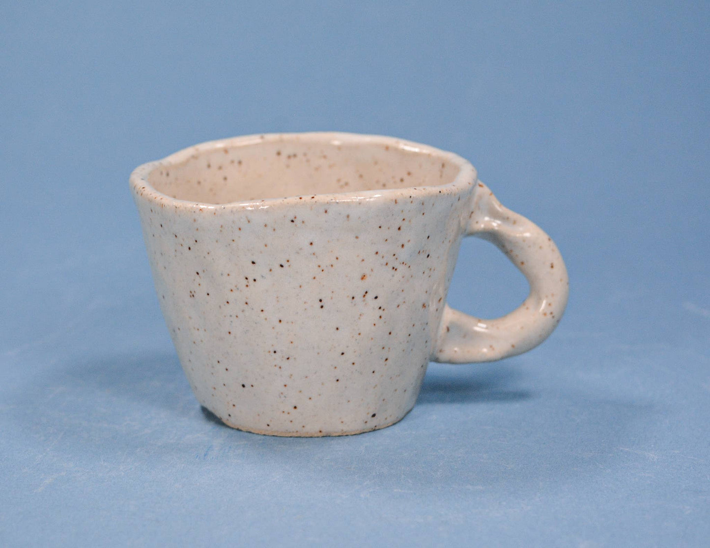 Butter - Handmade Speckled Ceramic Espresso Cup -  2-4 oz.