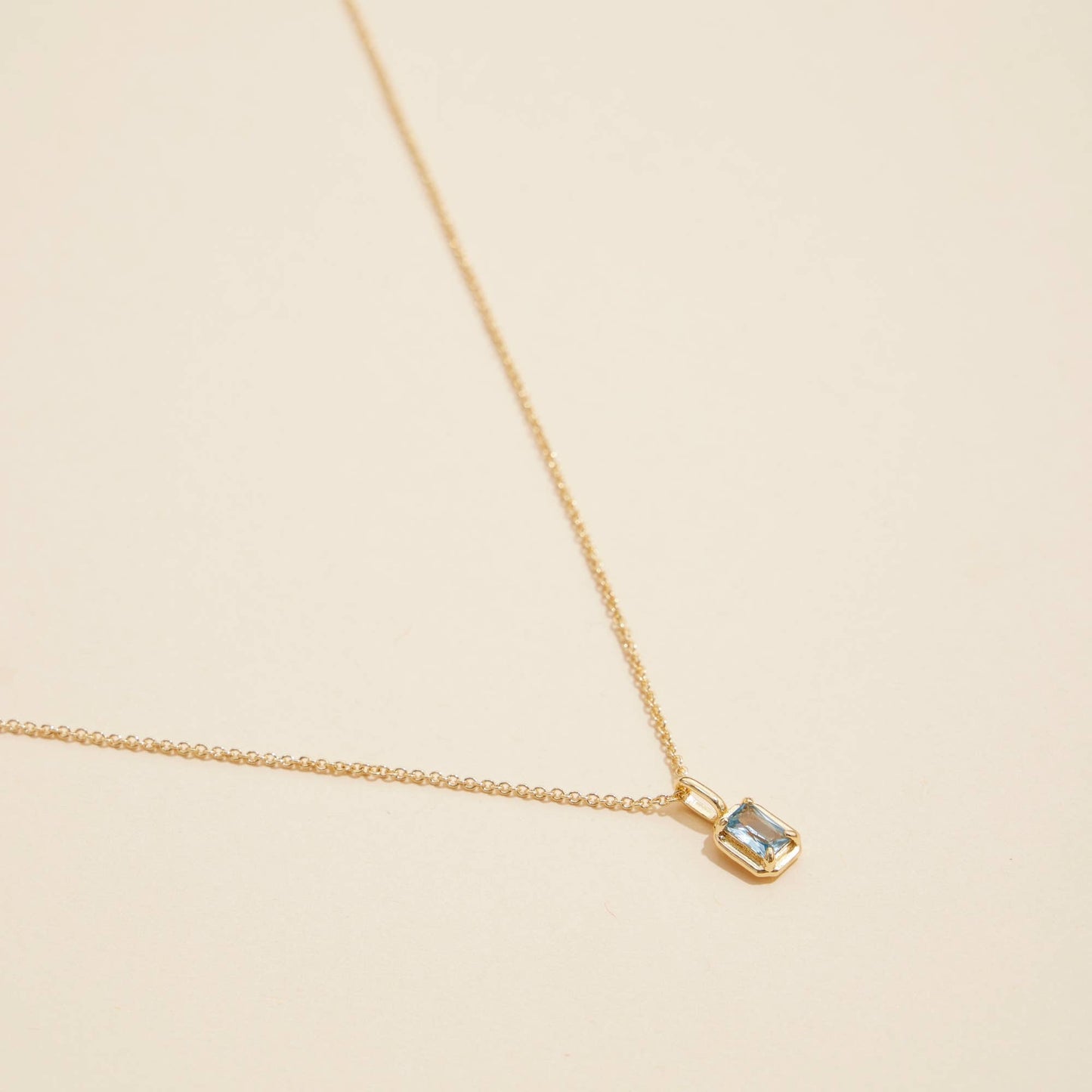 Birthstone Glass Charm Necklaces