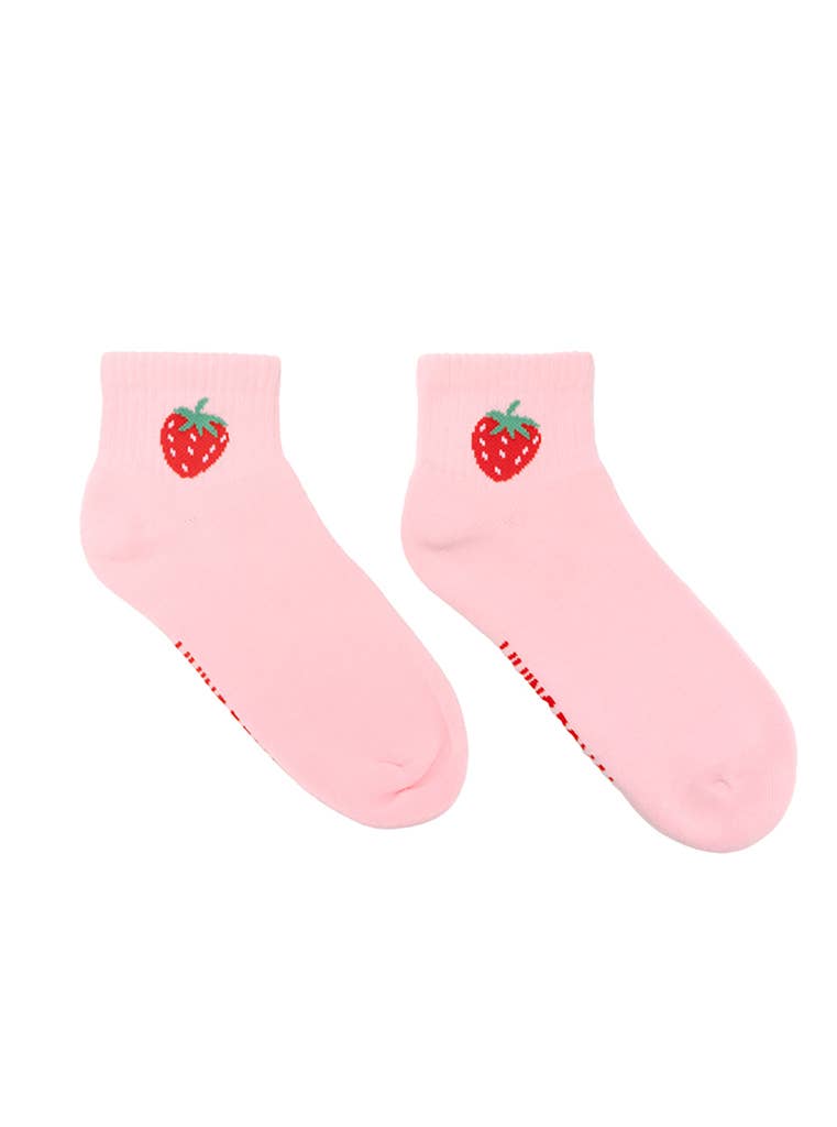 Strawberry Ankle Socks