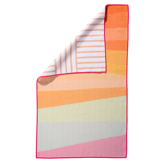 Bloom Towels | California Sunset Waffle Knit Kitchen Towel