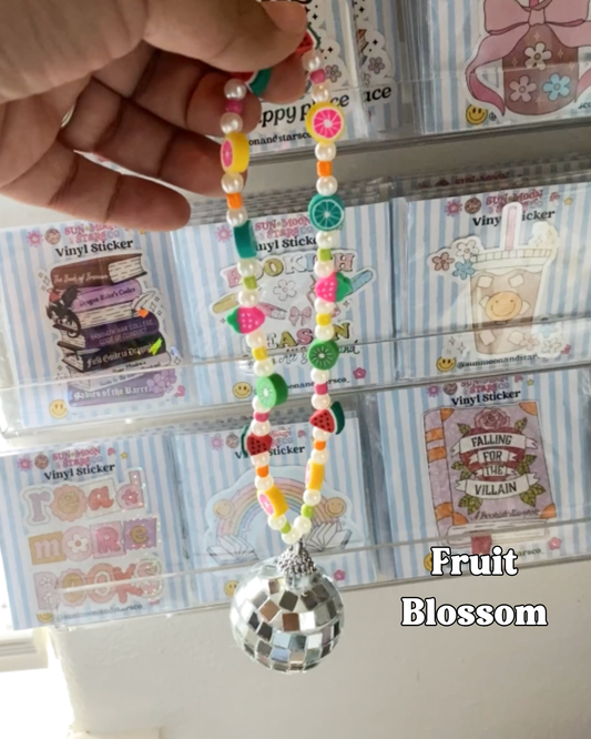 Fruit Blossom Disco Ball Car Charm