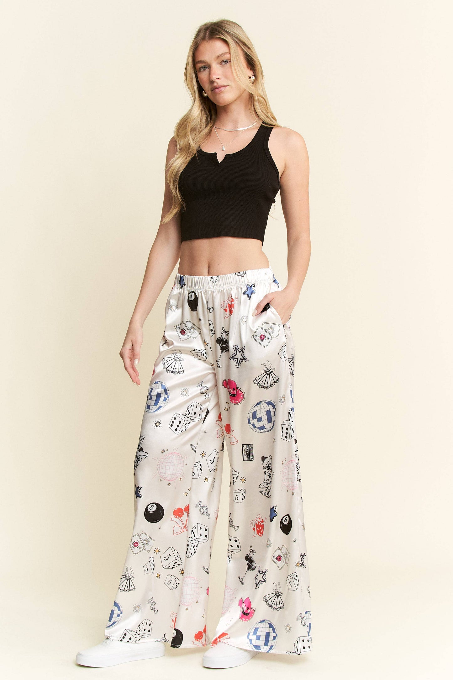 PLUS PARTY COLLAGE PANTS