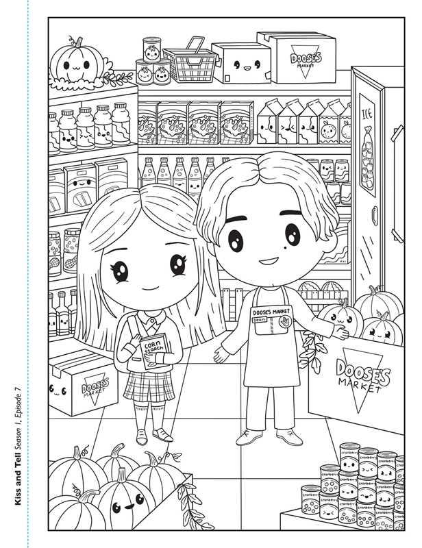 Gilmore Girls Kawaii Coloring by
