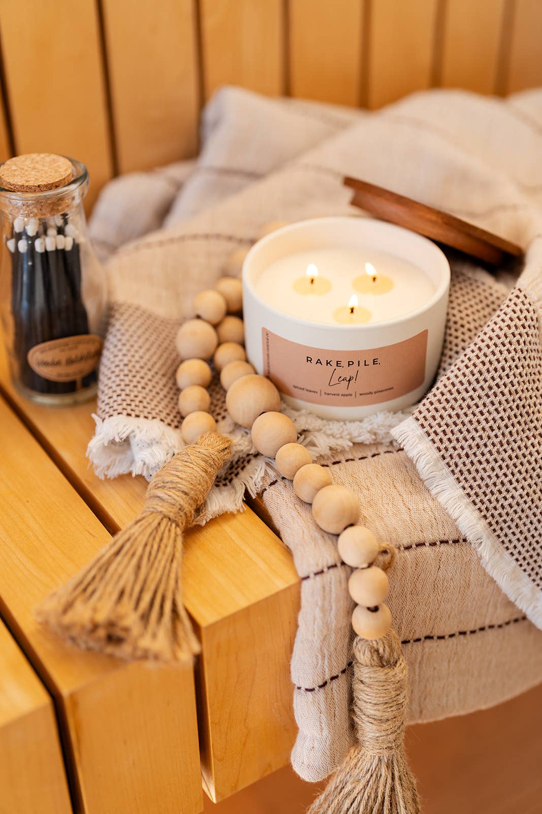 Rake, Pile, Leap | Statement Candle