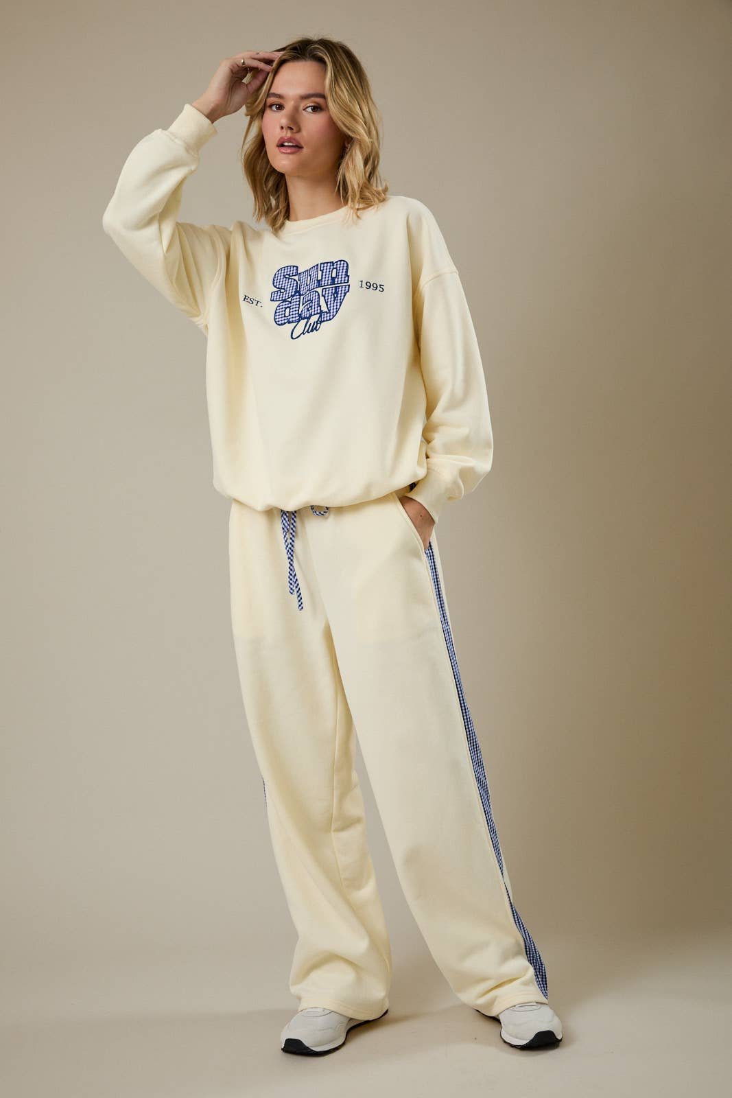 Sunday Edition | Gingham Sunday Club Set (TOP)