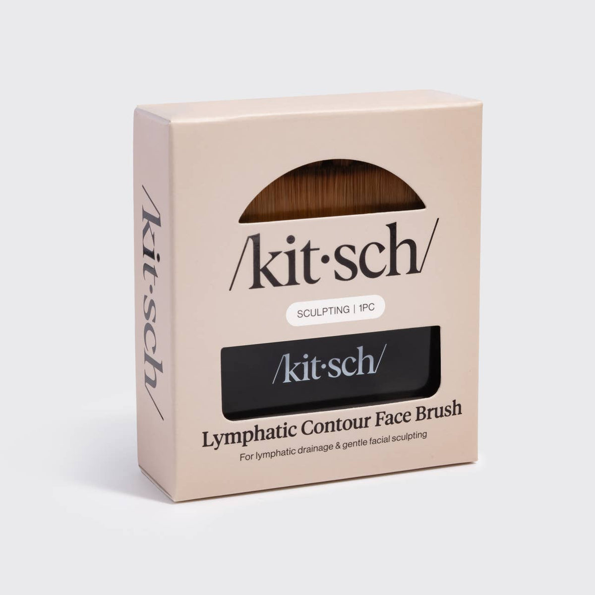 Kitsch | Lymphatic Contour Face Brush - Black