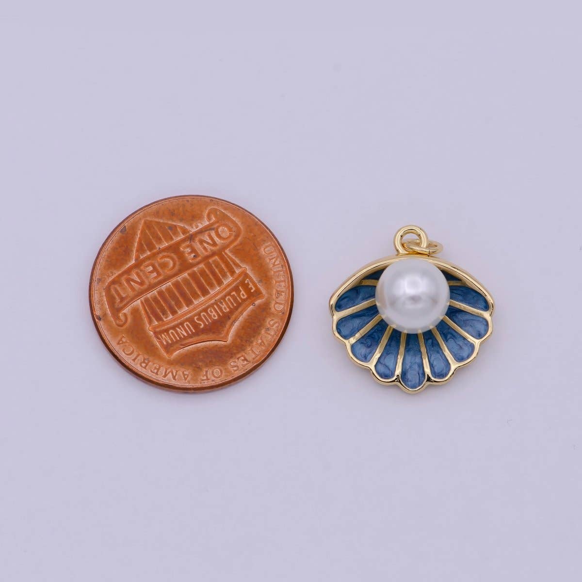 Shell Pearl Charm