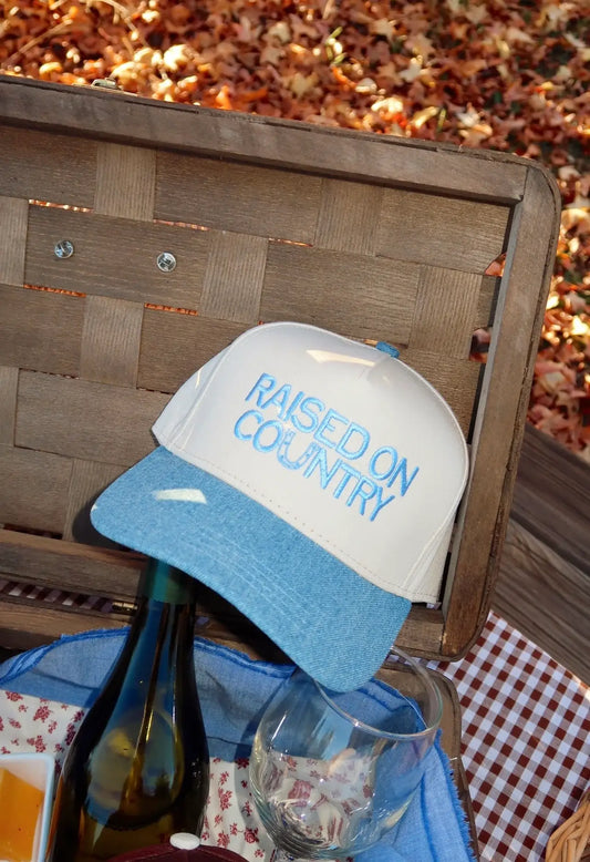 Raised On Country Denim Hat