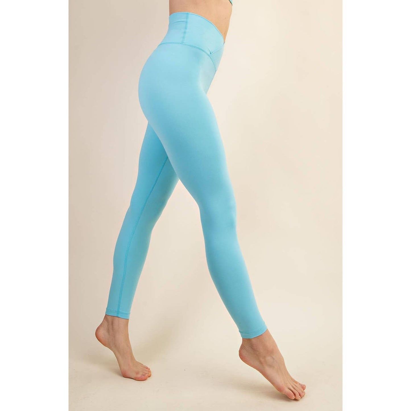 V WAIST FULL LENGTH LEGGINGS