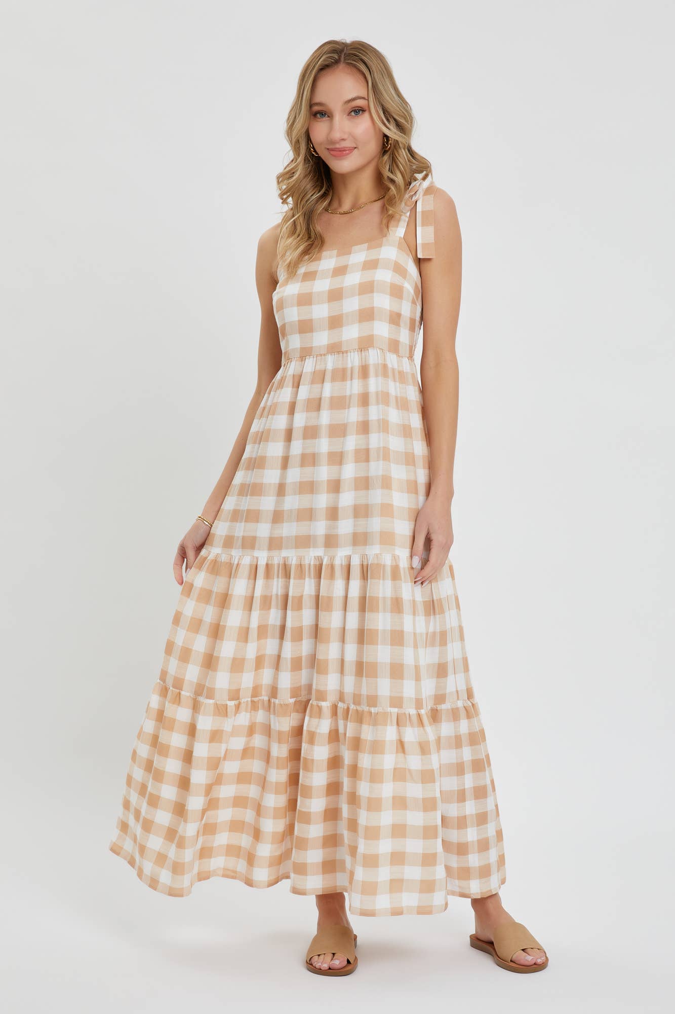 MAXI DRESS IN TIERED