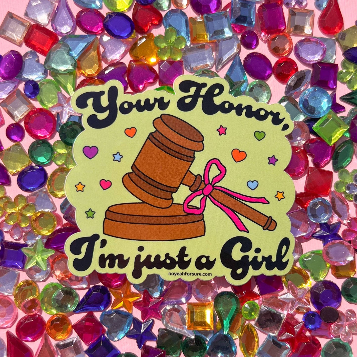 I'm Just A Girl Sticker