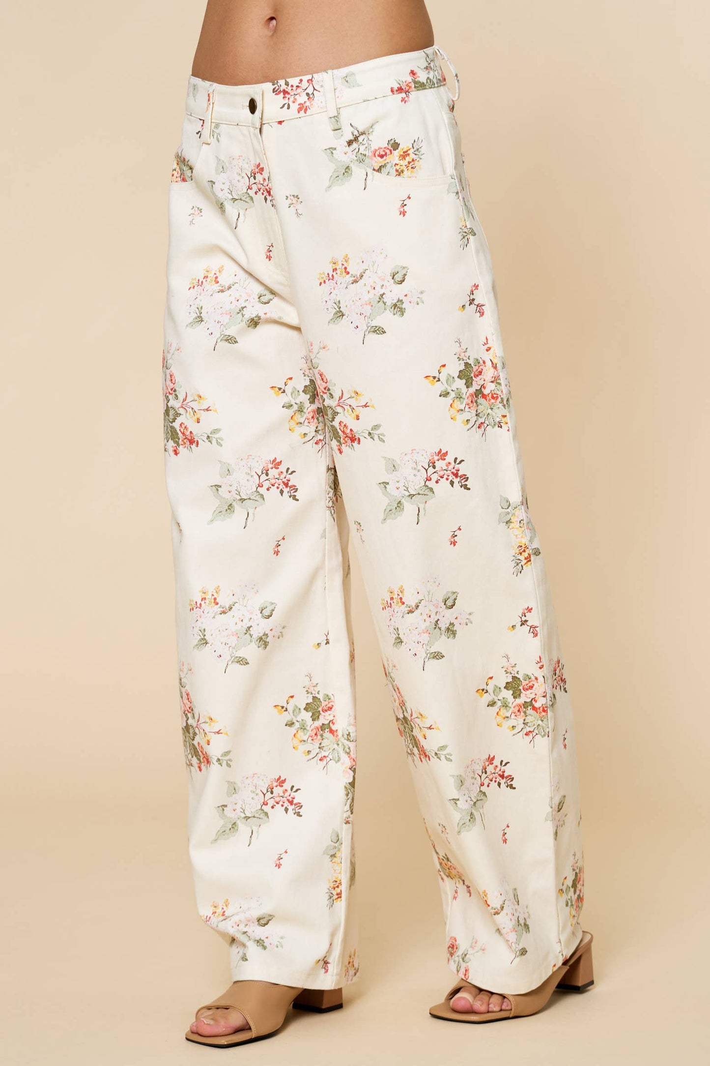 Floral Wide Pants
