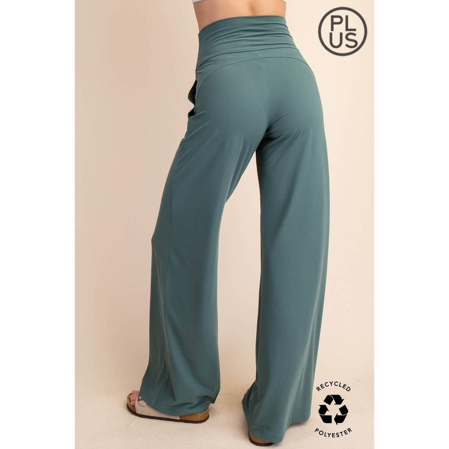 Rae Mode | Plus V Waist Butter Wide Leg Pant