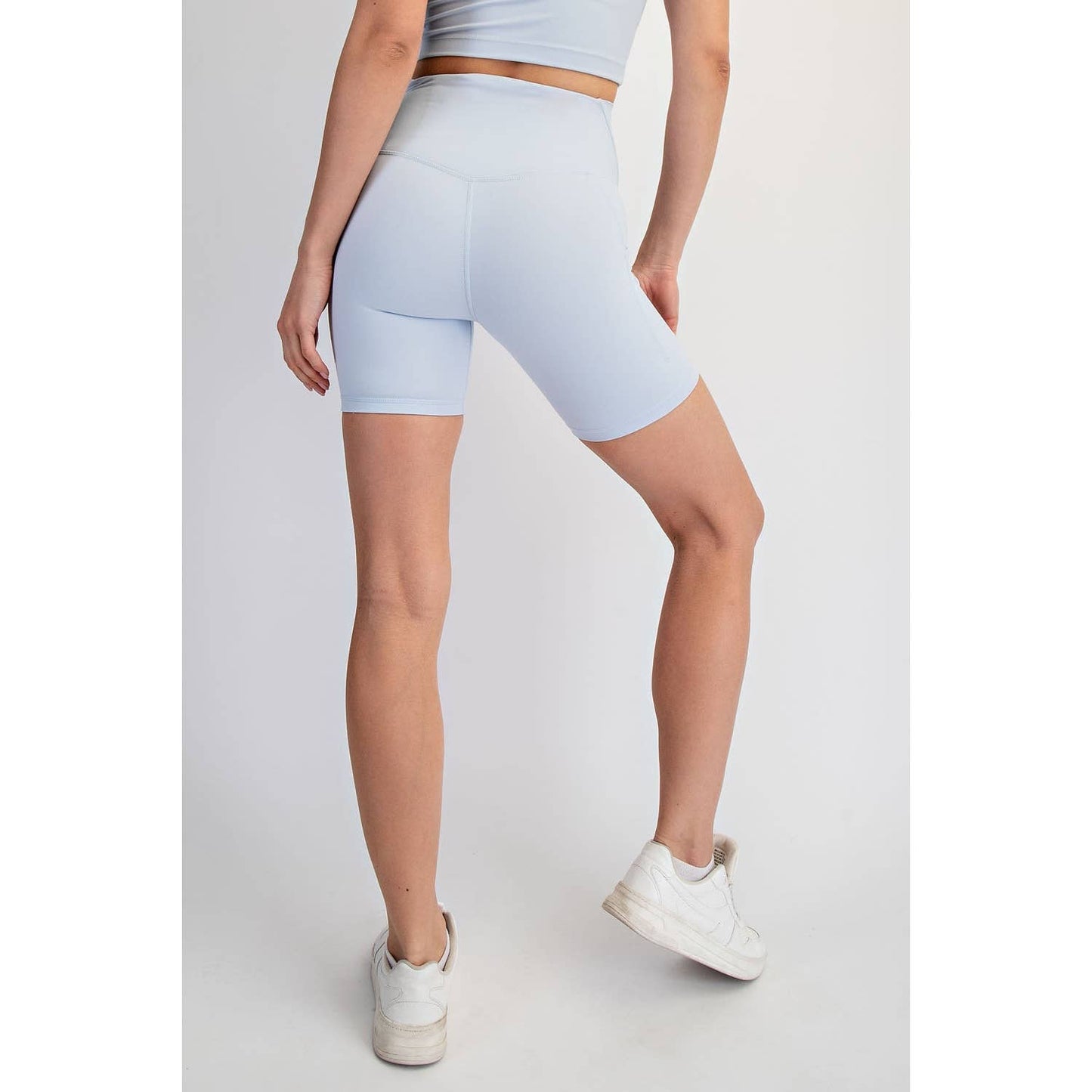 NYLON BUTTER 6IN BIKER SHORTS