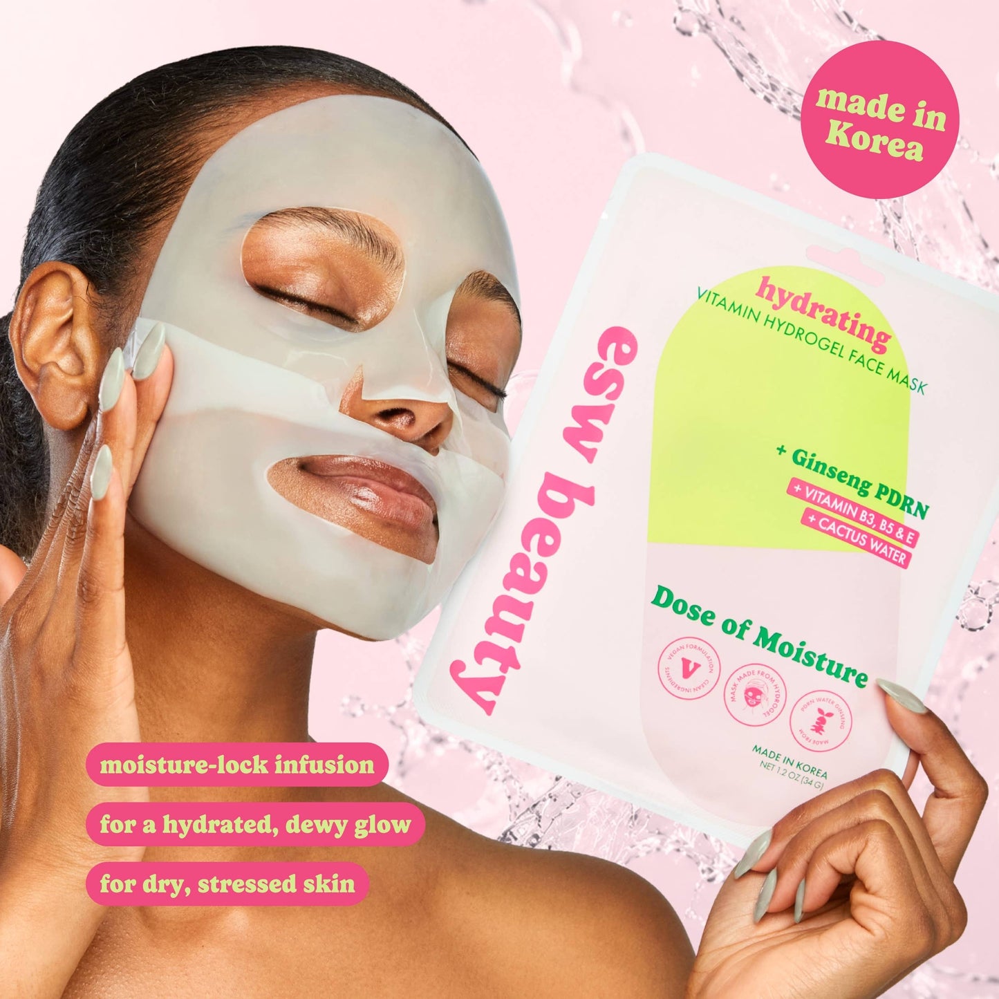 Dose of Moisture Hydrating Hydrogel PDRN Face Mask