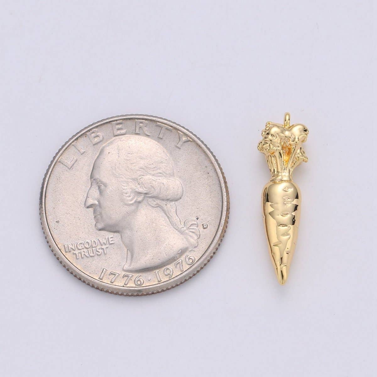 Dainty Carrot Charm