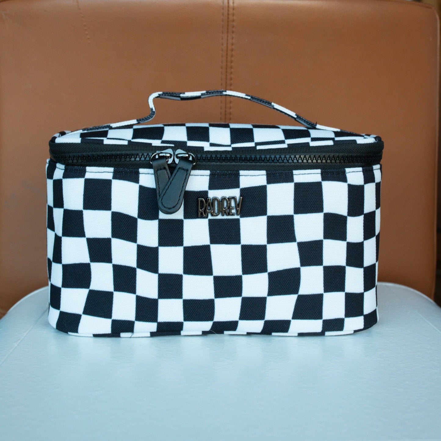 Train Case SMALL in Checkered