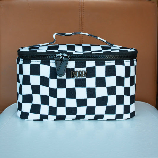 Train Case SMALL in Checkered