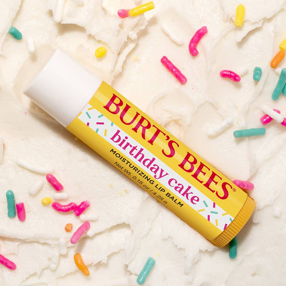 Birthday Cake Moisturizing Lip Balm With Beeswax Blister Box