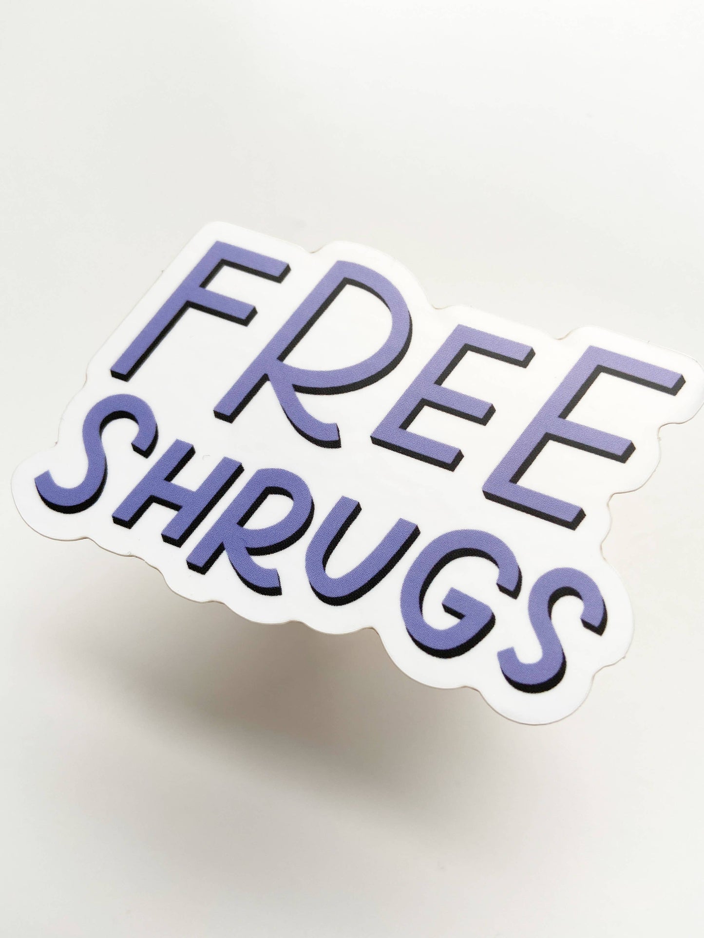 Free Shrugs Sticker | Funny Stickers
