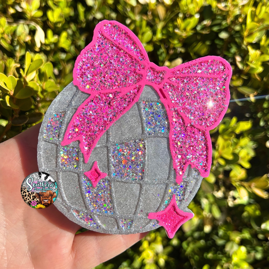 Disco W Bow Car Freshie  