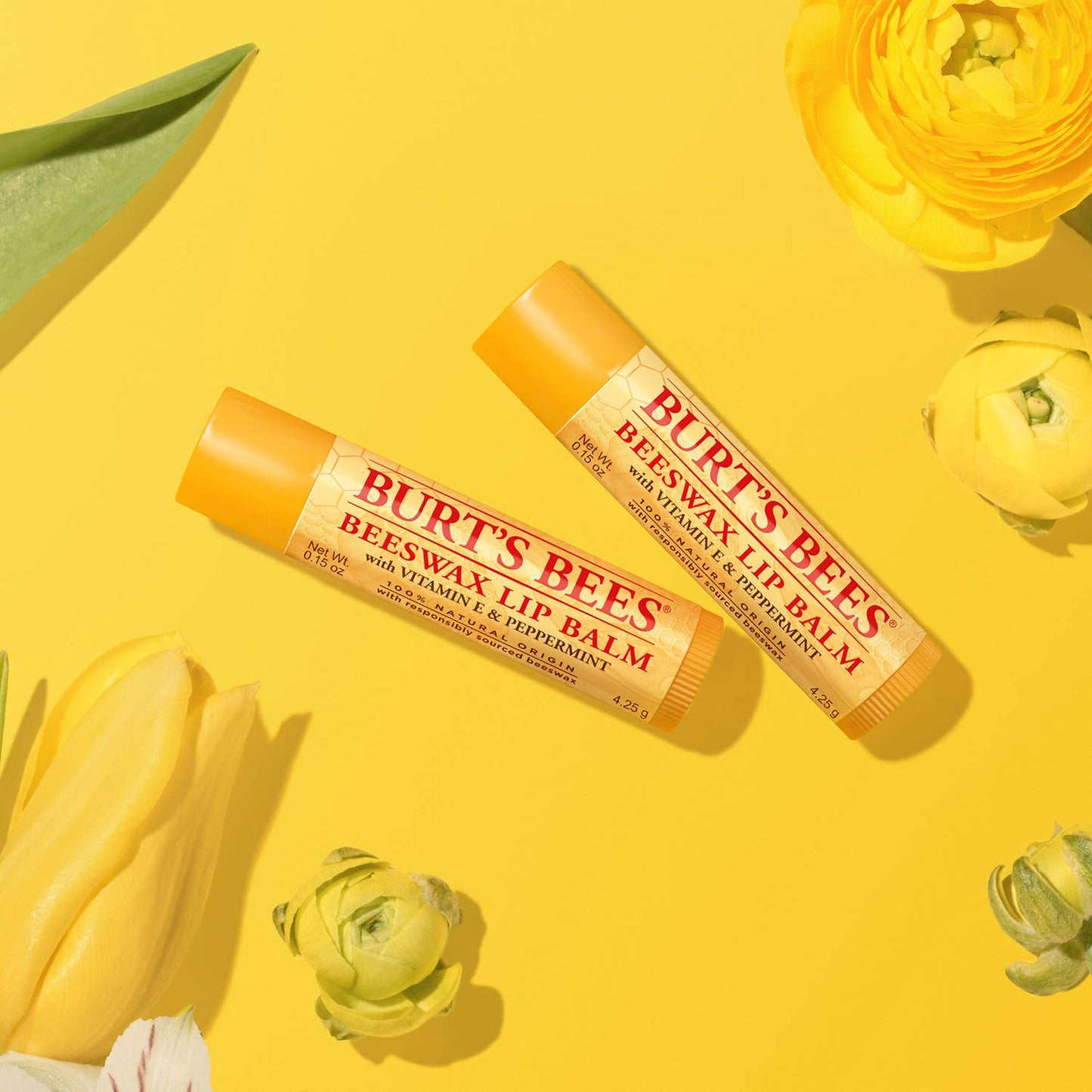 Beeswax Lip Balm Original With Peppermint & Vitamin E