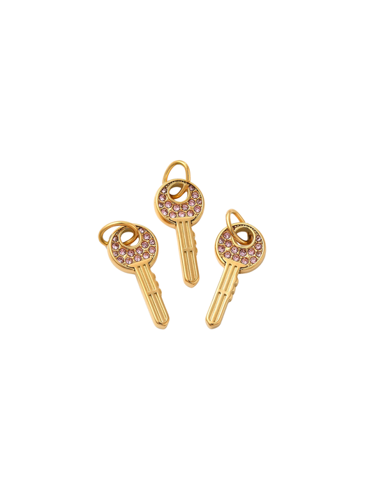 * Gold Home Sweet Home Key Charm- Assorted