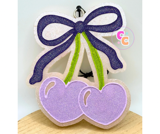 Cherry Hearts Freshie | Car Air Freshener | Cute Freshie