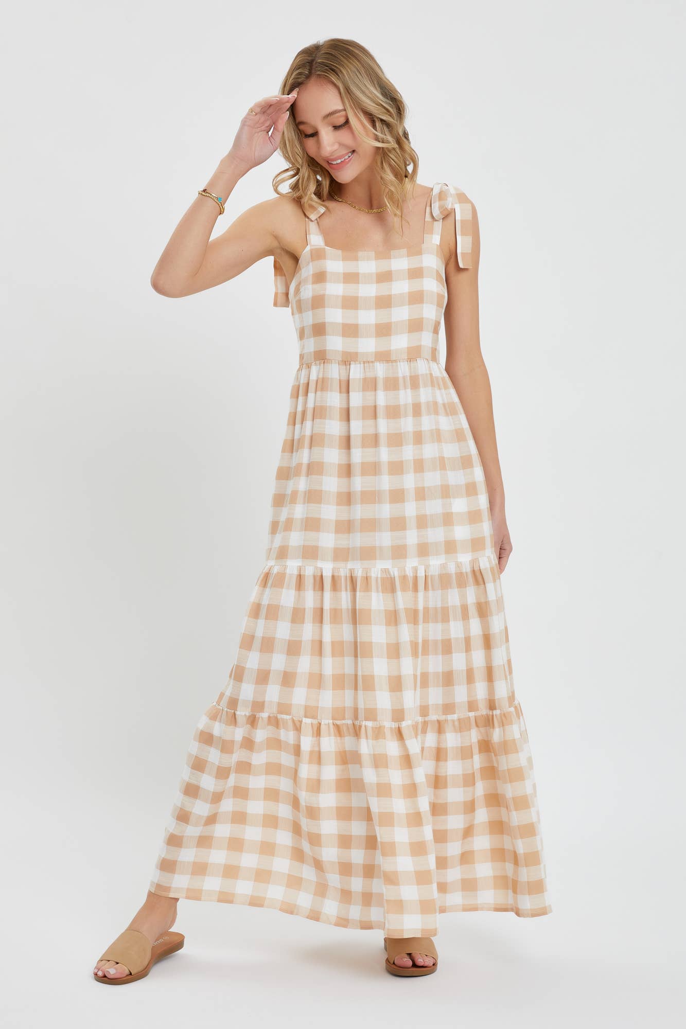 MAXI DRESS IN TIERED
