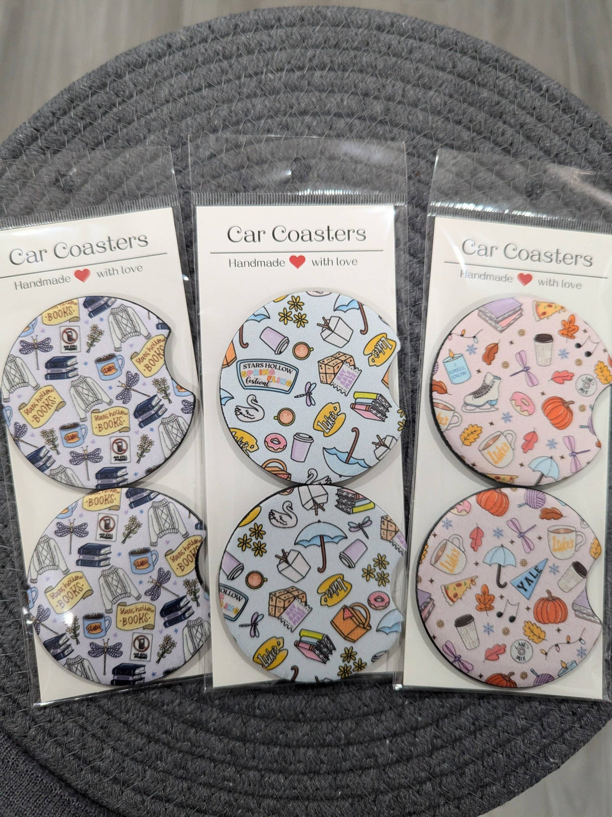 GG Inspired Car Coasters